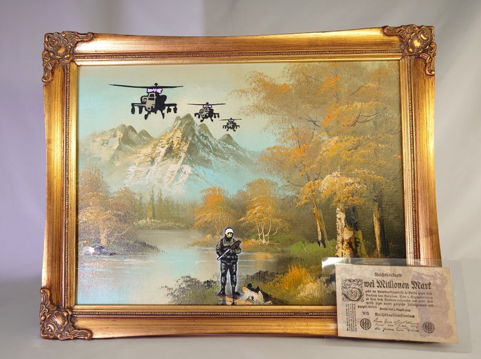 Fictional World (1980) - Banksy´s Glowing Smiley Soldier