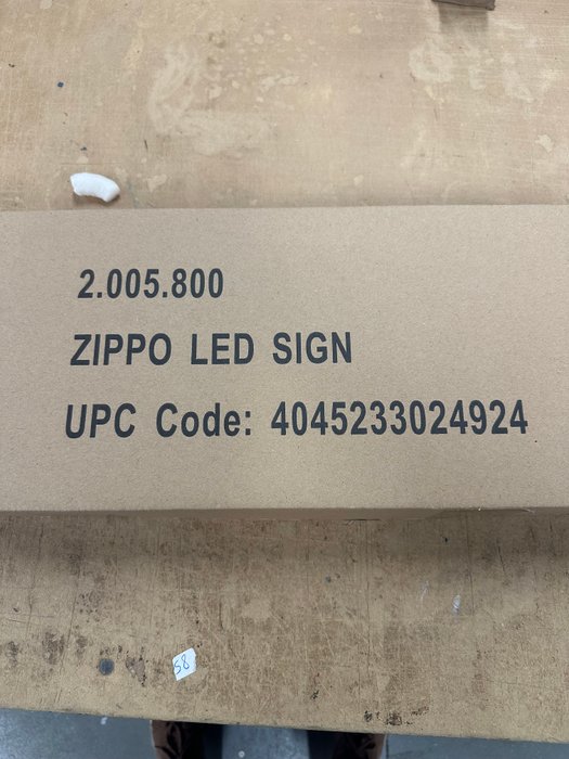 Zippo - Led sign - Lighter - Plast