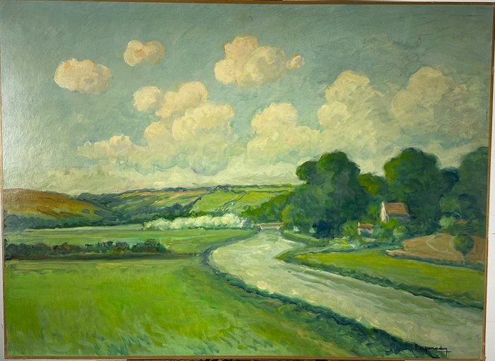 Peradon Pierre-Edmond (1893 - 1981) - La seulles près du moulin de graye-sur-mer