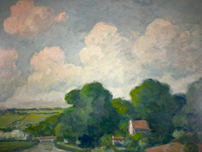 Peradon Pierre-Edmond (1893 - 1981) - La seulles près du moulin de graye-sur-mer