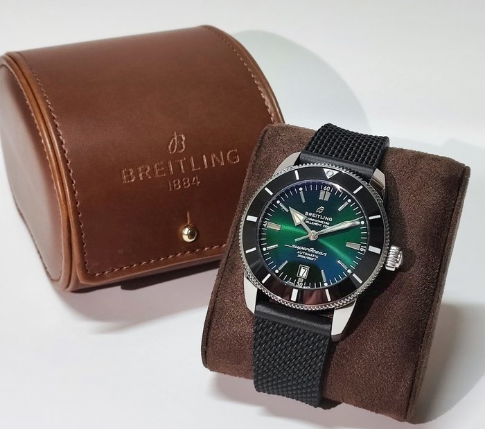 Breitling - Superocean Heritage II "Green Dial" - AB2020121L1S1 - Mænd - 2011-nu