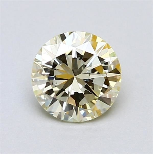 Ingen mindstepris - 1 pcs Diamant  (Naturfarvet)  - 0.85 ct - Rund - Very light Gul - VVS1 - International Gemological Institute (IGI)