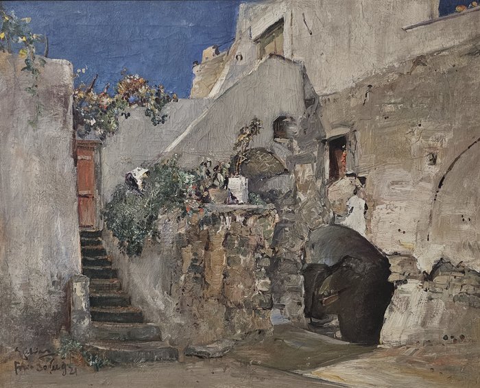 Giuseppe Casciaro (1863-1941) - Casa a Forio d'Ischia