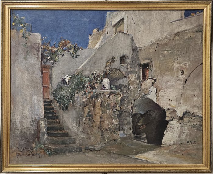 Giuseppe Casciaro (1863-1941) - Casa a Forio d'Ischia