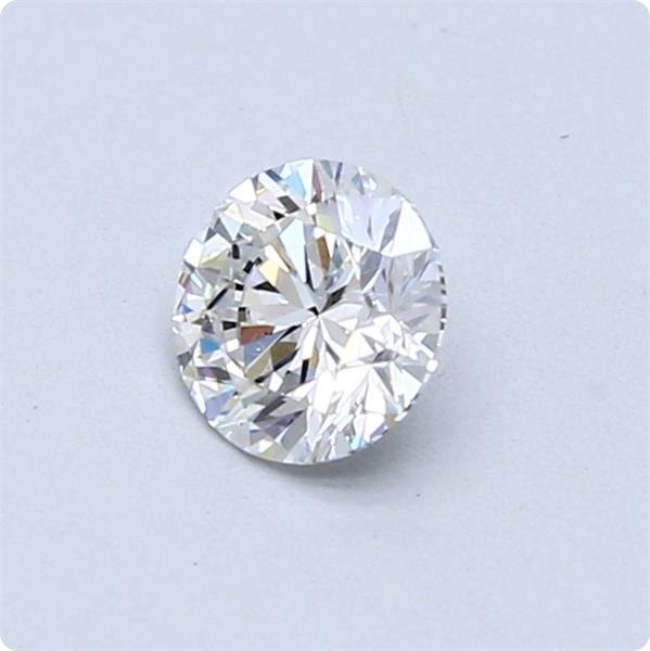 1 pcs Diamant  (Natur)  - 0.49 ct - Rund - F - VS2 - Gemological Institute of America (GIA)