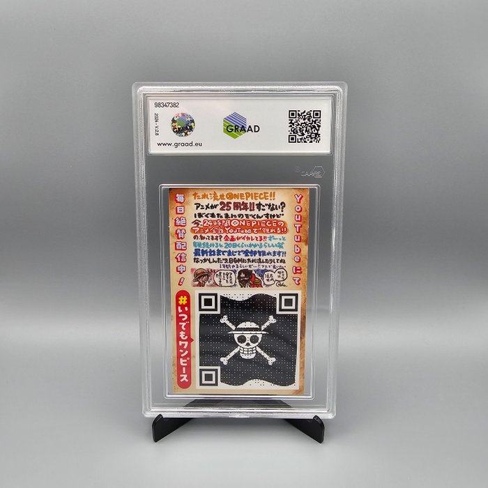 Luffy Wanted (Promo) Jump Festa Souvenir Graded card - Graad 9.5