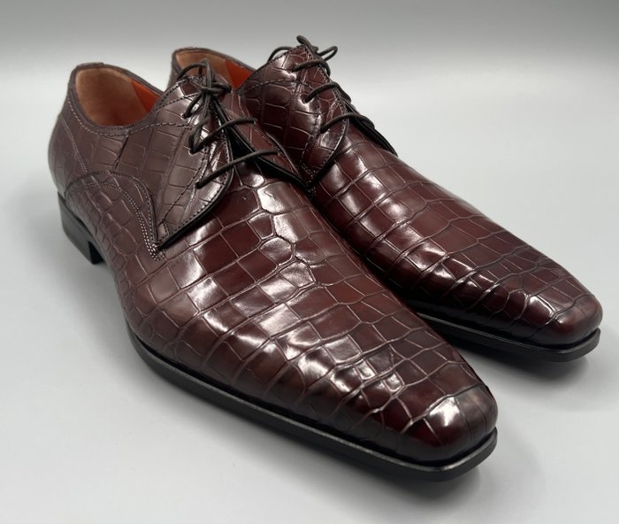 Santoni UK10 Crocodile - No reserve price - Snøresko - Størelse: 44.5 (EU/IT) / 10.5 (UK) / 11.5 (US) - Ny og i æsken