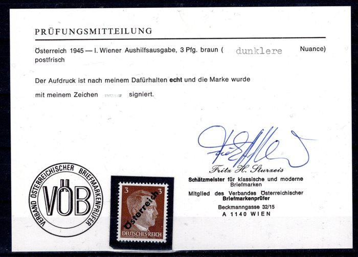 Østrig 1945/1945 - Hitler med overtryk Österreich - Michel 660 : 688