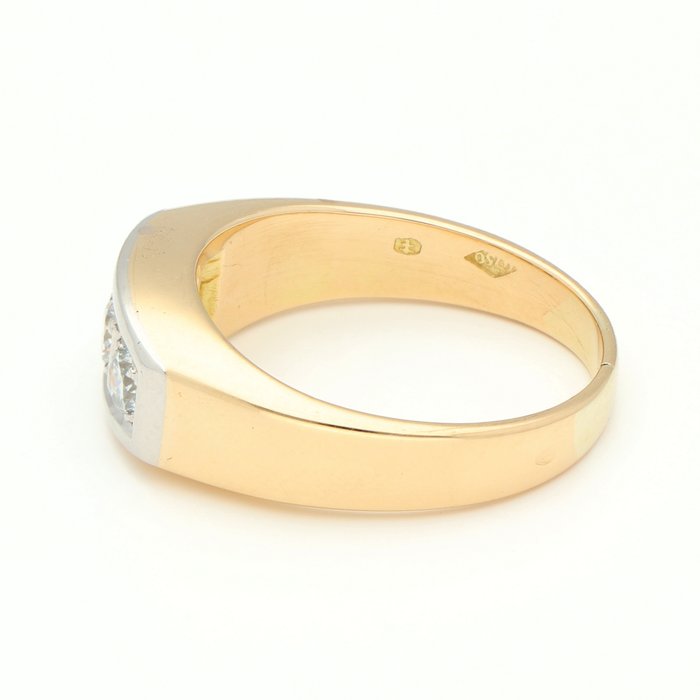 Ingen mindstepris - Ring - 18 kraat Gulguld, Hvidguld -  0.36ct. tw. Diamant (Natur)