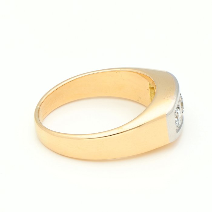 Ingen mindstepris - Ring - 18 kraat Gulguld, Hvidguld -  0.36ct. tw. Diamant (Natur)