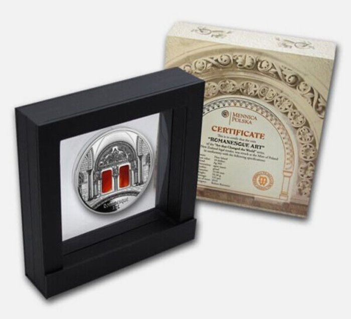 Niue 10 Dollars 2014 Romanesque Art 3 oz (999) mit COA und BOX