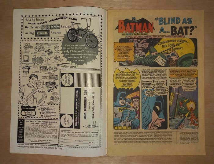 Batman #205 + #209 - Silver Age classics! - 2 Comic - Første udgave - 1968/1969