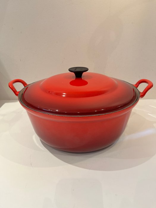 Le Creuset - Le Creuset - Gryde - Støbejern emaljeret - Kogegryde med låg nr. 32