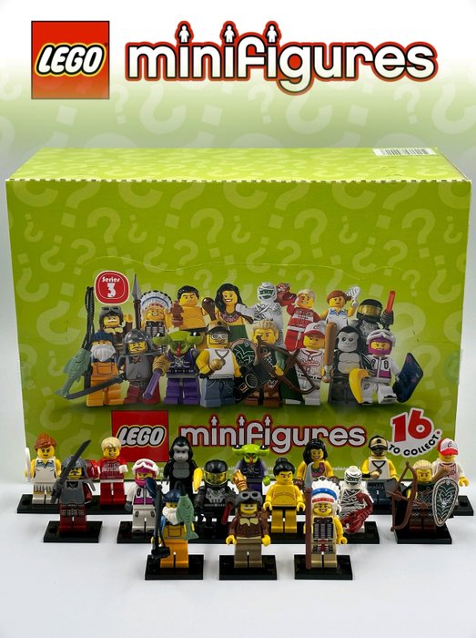 Lego - Minifigurer - serie 3 (8803) - complete reeks van 16 figuren - met originele doos - 2011