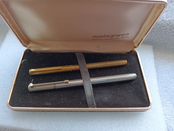 Montegrappa, Stradivarius - Penna Roller Montegrappa  Stradivarius Argento Massiccio 925 - Rollerpen