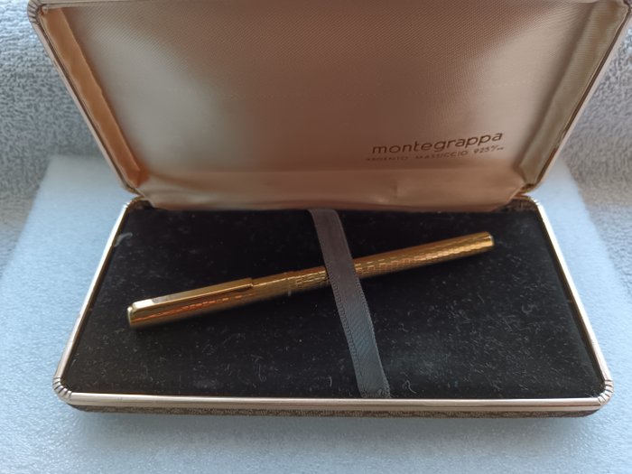 Montegrappa, Stradivarius - Penna Roller Montegrappa  Stradivarius Argento Massiccio 925 - Rollerpen