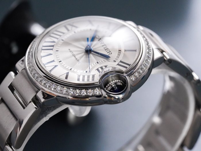 Cartier - Ballon Blue de Cartier Diamond Bezel - W4BB0017 - Mænd - 2011-nu