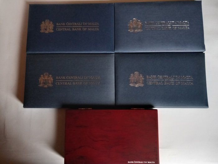 Malta Year Set (FDC) 2008/2015 (5 sets)  (Ingen mindstepris)