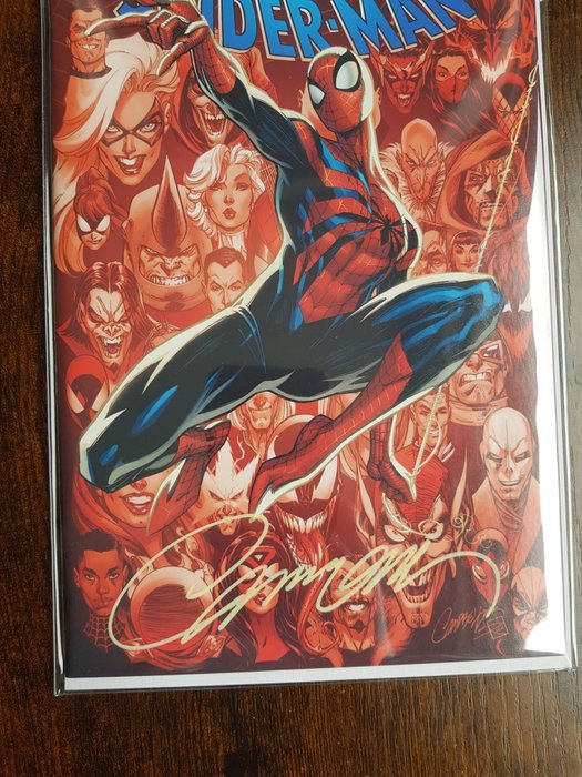 Amazing Spider-Man #1 - 60th Years Anniversary - JSC Artist exclusive - Signed by J.Scott Campbell - 1 Signed comic - Første udgave/2022