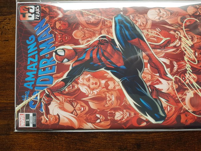 Amazing Spider-Man #1 - 60th Years Anniversary - JSC Artist exclusive - Signed by J.Scott Campbell - 1 Signed comic - Første udgave/2022