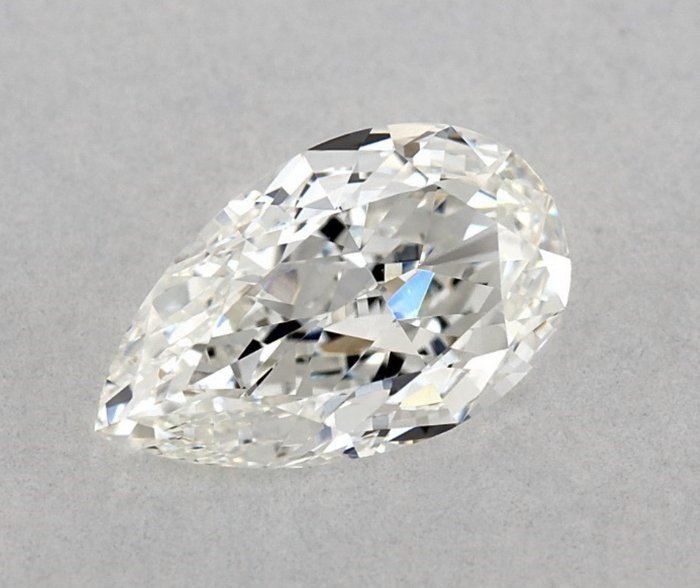 1 pcs Diamant  (Natur)  - 0.91 ct - Pære - G - VVS1 - Gemological Institute of America (GIA)