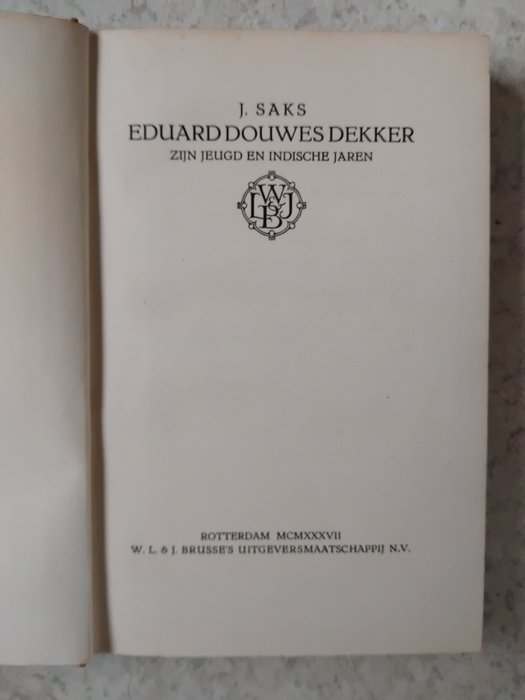 Multatuli - 18 boeken, waaronder vroege exemplaren en de complete reeks Ideeën - 1907-2020