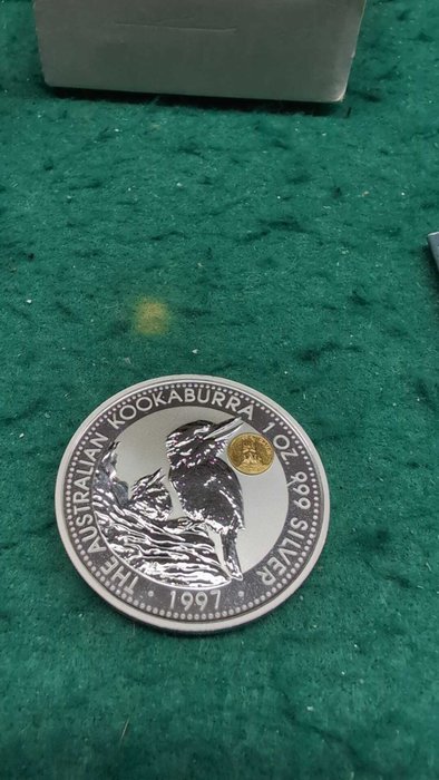 Australien. 1 Dollar 1997 Kookaburra, 1 Oz (.999)  (Ingen mindstepris)