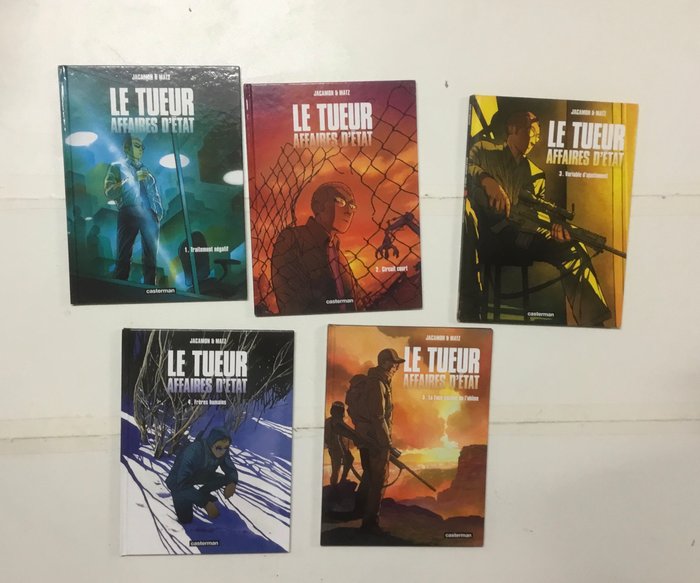 Le Tueur - Affaires d'état T1 à T5 + dédicace + ex-libris - 5 Album - Første udgave - 2020/2023