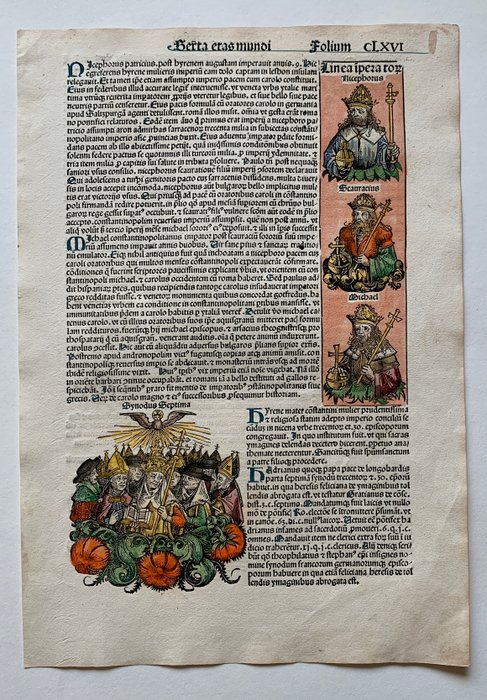 Hartmann Schedel / Michael Wolgemut/ Wilhelm Pleydenwurff - The Nuremberg Chronicle (Liber Chronicarum) - 1493