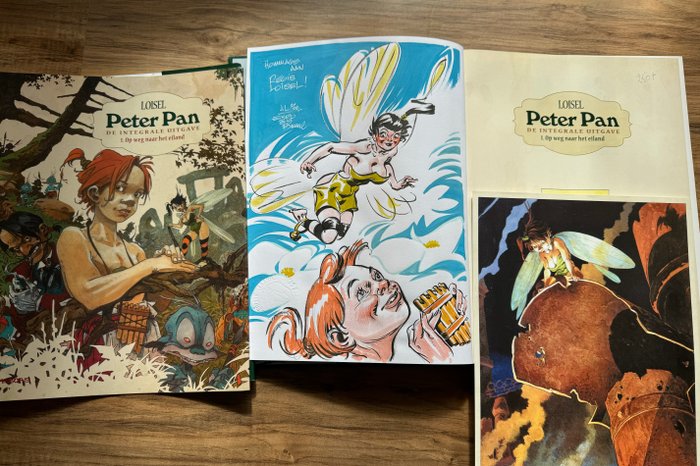 Peter Pan - Intégrale + dessin original Al Severin + ex-libris - 1 Album - Begrænset og nummereret udgave - 2012