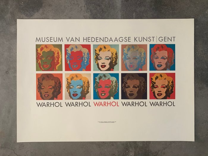 Andy Warhol (after) - Museum Van Hedendaagse Kunst-Gent Marilyn Monroe - 1980