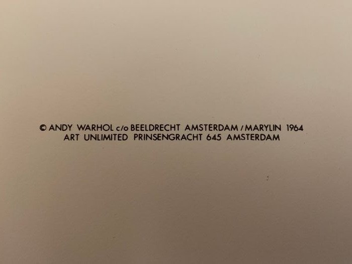 Andy Warhol (after) - Museum Van Hedendaagse Kunst-Gent Marilyn Monroe - 1980