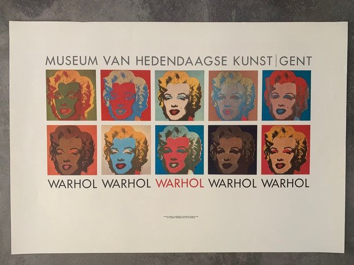 Andy Warhol (after) - Museum Van Hedendaagse Kunst-Gent Marilyn Monroe - 1980