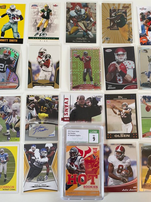 Topps, Upper Deck, Panini NFL - 185 Card - Good (GD)