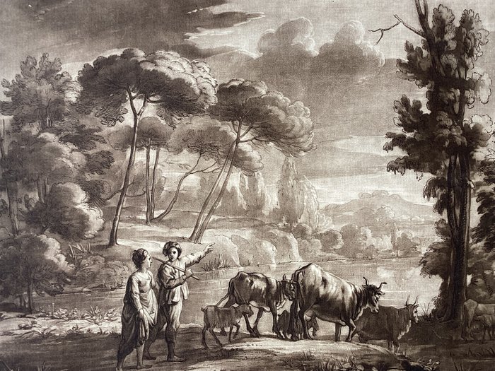 Claude Le Lorrain (1600-1682), after, by Richard Earlom (1743-1822) - From the Liber Veritatis - Plate 18