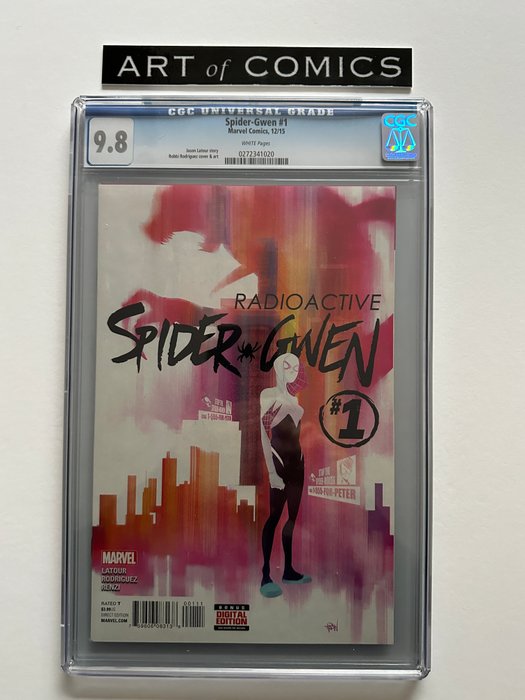 Spider-Gwen #1 - CGC Graded 9.8 - 1 Graded comic - Første udgave - 2015