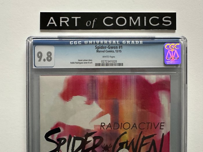 Spider-Gwen #1 - CGC Graded 9.8 - 1 Graded comic - Første udgave - 2015