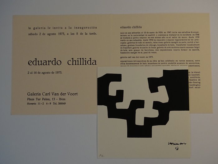 Eduardo Chillida (1924-2002), after - Composition