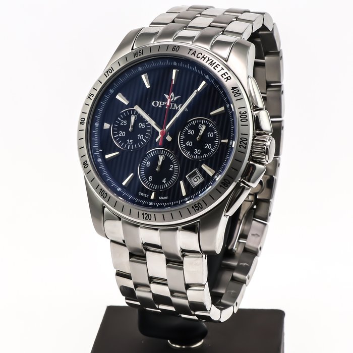 Optima - Swiss Chronograph - OSC377-SS-9 - Ingen mindstepris - Mænd - 2011-nu