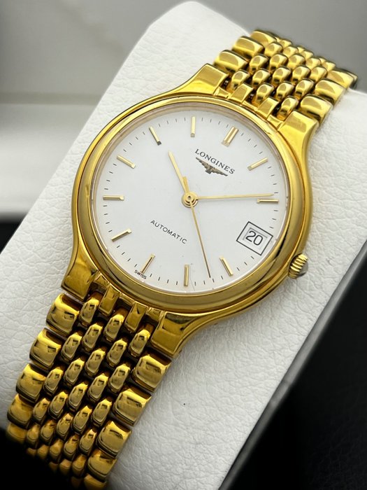 Longines - Automatic 18k Gold Plated Les Grandes Classiques - L56342 - Unisex - 2000-2010