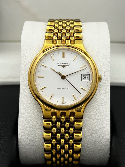 Longines - Automatic 18k Gold Plated Les Grandes Classiques - L56342 - Unisex - 2000-2010