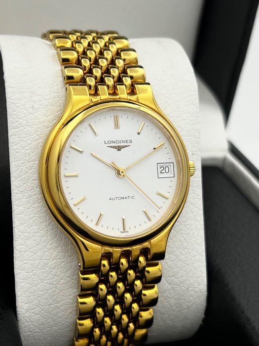 Longines - Automatic 18k Gold Plated Les Grandes Classiques - L56342 - Unisex - 2000-2010