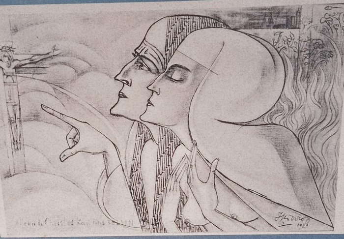 Jan Toorop (1858-1928) - Alleen de christus kan ons redden