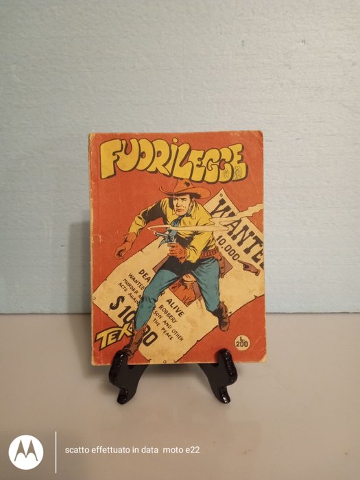 Tex, Gigante n.3 "Fuorilegge" Prima Edizione Aut. 478 Spillato - Non censurato-nel bellissimo-RFW Strillo - 1 Comic