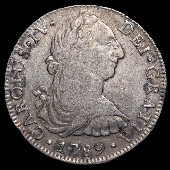 Spanien. Carlos IV (1788-1808). 8 Reales 1789 Mexico FM  (Ingen mindstepris)