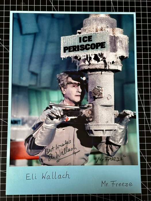 Batman - Classic TV - Signed by Eli Wallach (Mr. Freeze)