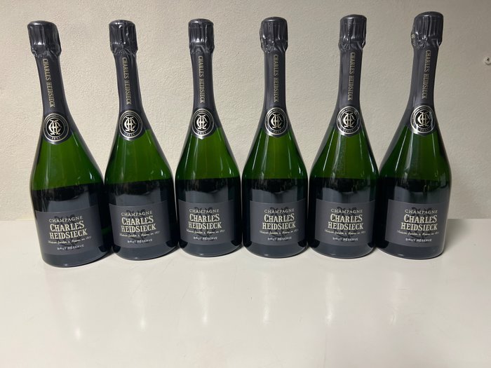 Charles Heidsieck, Brut Réserve - Champagne Brut - 6 Flasker (0,75 L)