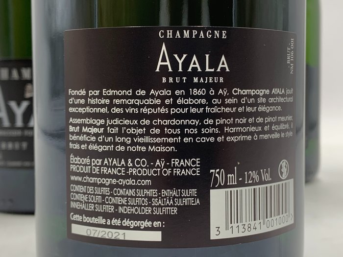 Ayala, Majeur - Champagne Brut - 6 Flasker (0,75 L)