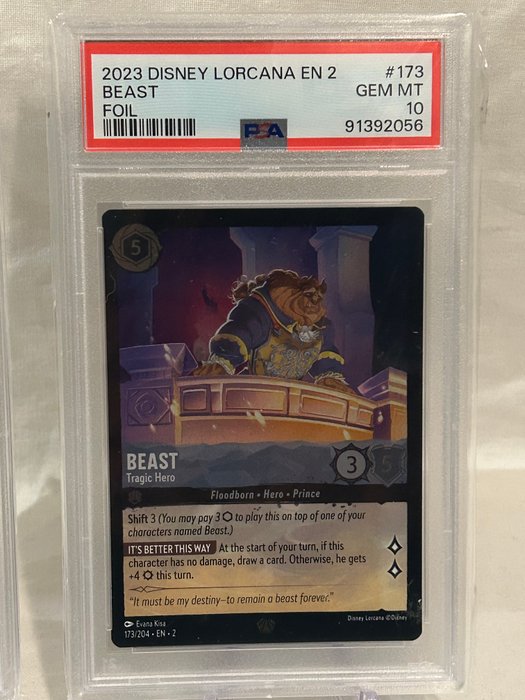 Disney - 2 Graded card - Lorcana - PSA 10