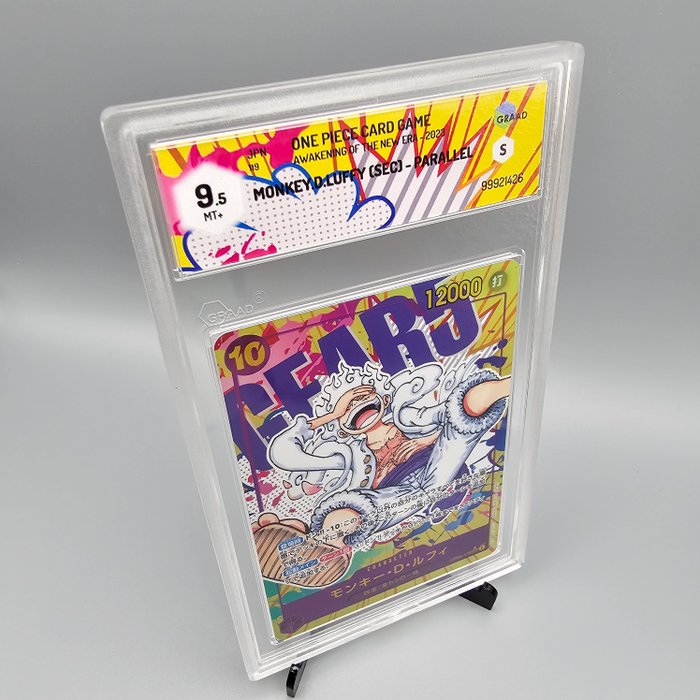 LUFFY (Secret) Parallel Graded card - Graad 9.5